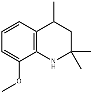 8-METHOXY-2,2,4-TRIMETHYL-1,2,3,4-TETRAHYDROQUINOLINE 结构式