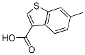 6-METHYL-1-BENZOTHIOPHENE-3-CARBOXYLIC ACID 结构式