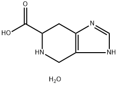 4,5,6,7-TETRAHYDRO-1H-IMIDAZO[4,5-C]PYRIDINE-6-CARBOXYLIC ACID DIHYDRATE 结构式