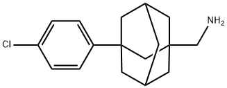 3-(4-CHLOROPHENYL)-1-ADAMANTYL]METHYLAMINE 结构式