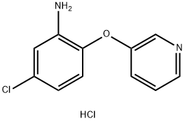 5-CHLORO-2-(PYRIDIN-3-YLOXY)-PHENYLAMINEDIHYDROCHLORIDE 结构式