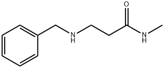 3-(BENZYLAMINO)-N-METHYLPROPANAMIDE 结构式