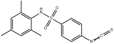 4-ISOTHIOCYANATO-N-MESITYLBENZENESULFONAMIDE 结构式