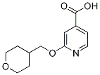 2-(tetrahydro-2h-pyran-4-ylmethoxy)isonicotinic acid 结构式
