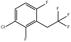 1-Chloro-2,4-difluoro-3-(2,2,2-trifluoroethyl)-benzene 结构式