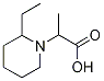 2-(2-乙基哌啶-1-基)丙酸 结构式