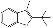 3-Methyl-2-(trifluoromethyl)benzofuran 结构式