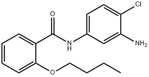 N-(3-Amino-4-chlorophenyl)-2-butoxybenzamide 结构式