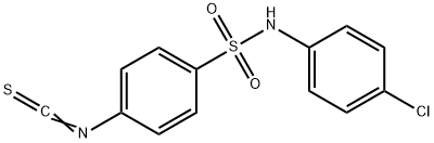 N-(4-Chlorophenyl)-4-isothiocyanatobenzenesulfonamide 结构式