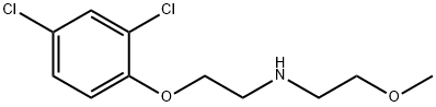 N-[2-(2,4-Dichlorophenoxy)ethyl]-N-(2-methoxyethyl)amine 结构式