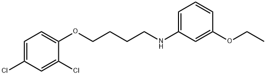 N-[4-(2,4-Dichlorophenoxy)butyl]-3-ethoxyaniline 结构式