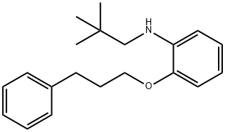 N-Neopentyl-2-(3-phenylpropoxy)aniline 结构式