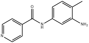 N-(3-氨基-4-甲基苯基)异烟酰胺 结构式