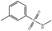 N,3-二甲基苯磺酰胺 结构式