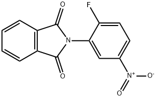 2-{2-fluoro-5-nitrophenyl}-1H-isoindole-1,3(2H)-dione 结构式