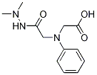 [[2-(2,2-DIMETHYLHYDRAZINO)-2-OXOETHYL](PHENYL)-AMINO]ACETIC ACID 结构式