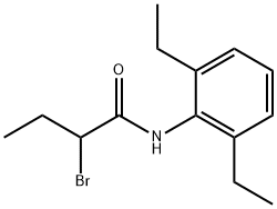 2-溴-N-(2,6-二乙基苯基)丁酰胺 结构式