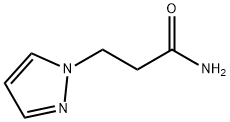 3-(1H-吡唑-1-基)丙酰胺 结构式