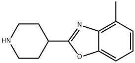 4-甲基-2-(哌啶-4-基)苯并[D]噁唑 结构式