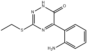 5-(2-氨基苯基)-3-(乙硫基)-1,2,4-三嗪-6-醇 结构式