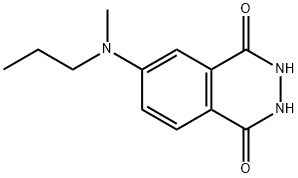 6-[甲基(丙基)氨基]-2,3-二氢酞嗪-1,4-二酮 结构式