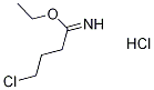 ethyl 4-chlorobutanimidoate hydrochloride 结构式