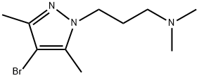 N-[3-(4-bromo-3,5-dimethyl-1H-pyrazol-1-yl)propyl]-N,N-dimethylamine 结构式