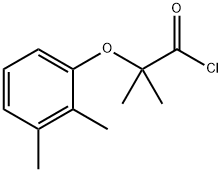 2-(2,3-二甲基苯氧基)-2-甲基丙醇基氯化物 结构式