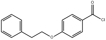 4-(2-苯基乙氧基)苯甲酰氯 结构式