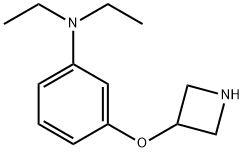 3-(3-Azetidinyloxy)-N,N-diethylaniline 结构式