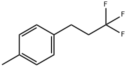 1-Methyl-4-(3,3,3-trifluoropropyl)benzene 结构式