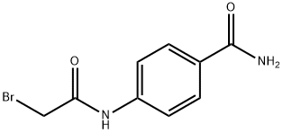 4-[(2-Bromoacetyl)amino]benzamide 结构式