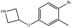 3-(4-Bromo-3-methylphenoxy)azetidine 结构式