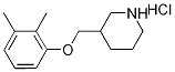 3-[(2,3-Dimethylphenoxy)methyl]piperidinehydrochloride 结构式