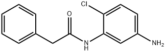 N-(5-氨基-2-氯苯基)-2-苯基乙酰胺 结构式