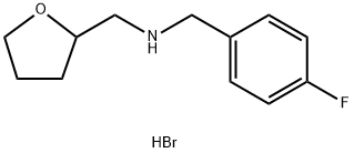 (4-Fluoro-benzyl)-(tetrahydro-furan-2-ylmethyl)-amine hydrobromide 结构式