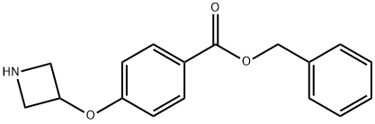 Benzyl 4-(3-azetidinyloxy)benzoate 结构式