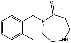 4-(2-Methylbenzyl)-1,4-diazepan-5-one 结构式