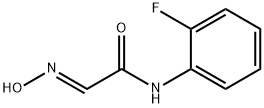 (2E)-N-(2-氟苯基)-2-(羟基亚氨基)乙酰胺 结构式