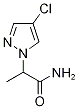 2-(4-氯-1H-吡唑-1-基)丙酰胺 结构式