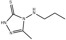 5-甲基-4-(丙基氨基)-4H-1,2,4-三唑-3-硫醇 结构式