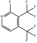 2-Fluoro-3,4-bis(trifluoromethyl)pyridine 结构式