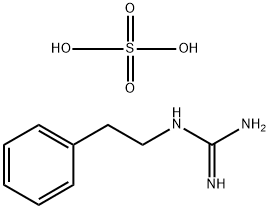 1-Phenethylguanidine hemisulfate 结构式