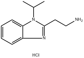 [2-(1-异丙基-1H-苯并咪唑-2-基)乙基]胺二盐酸盐 结构式