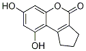 7,9-二羟基-2,3-二氢-1H-环戊烷并[C]苯并吡喃-4-酮 结构式