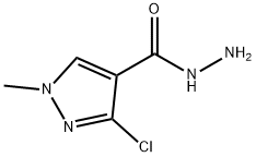 3-氯-1-甲基-1H-吡唑-4-卡巴肼 结构式