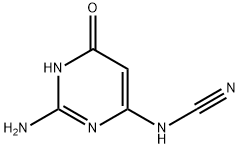 (2-氨基-6-氧代-1,6-二氢嘧啶-4-基)氨腈 结构式