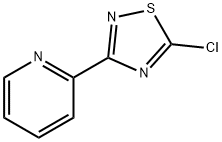 2-(5-Chloro-[1,2,4]thiadiazol-3-yl)-pyridine 结构式