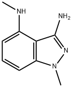 N4,1-Dimethyl-1H-indazole-3,4-diamine 结构式