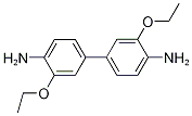 3,3'-二乙氧基联苯-4,4'-二胺 结构式